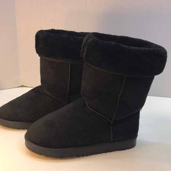 SHEEPS Australia Black “ Ugg Like” Boots Size 9 - Picture 2 of 7